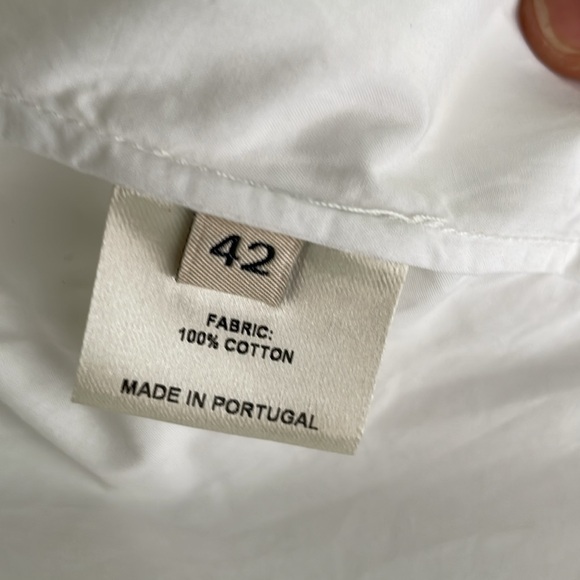 ALEXANDRE VAUTHIER | RUFFLE NECK COTTON SHIRT - Picture 9 of 12